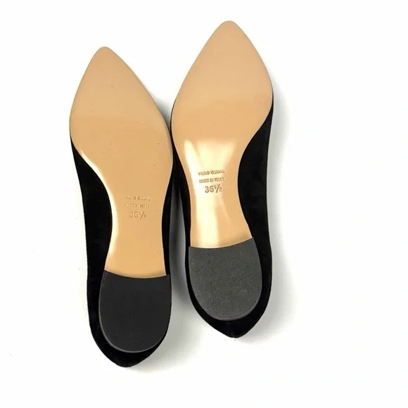 New Barneys New York Black Suede Flats Pointed Toe 36,5 US 6,5 - Picture 9 of 11